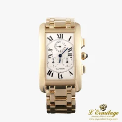 CARTIER Tank frances chrono oro amarillo caballero.