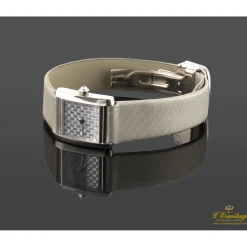 CARTIER Tank frances oro blanco diamantes señora