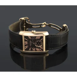 CARTIER Tank mc oro rosa caballero.