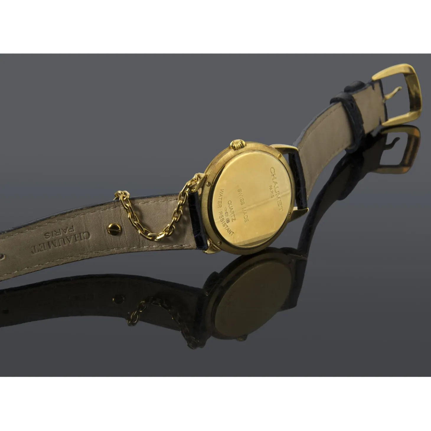 CHAUMET Oro amarillo cuarzo caballero.