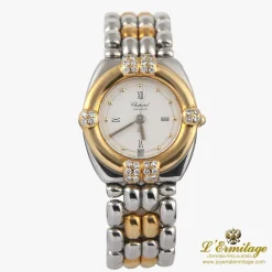 CHOPARD Gstaad acero y oro brillantes señora.