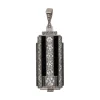 COLGANTES Colgante art deco en platino con brillantes.