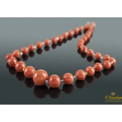 COLLARES Collar bolas de coral