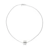 COLLARES Collar bulgari b-zero en oro blanco.