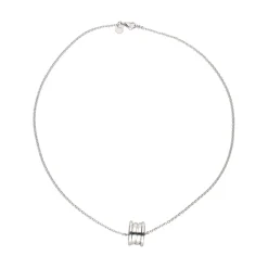 COLLARES Collar bulgari b-zero en oro blanco.