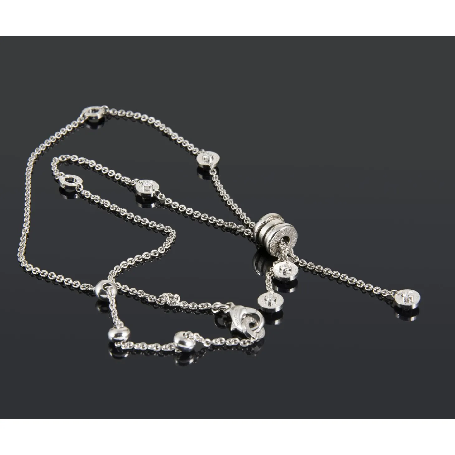 COLLARES Collar b.Zero1 oro blanco y diamantes