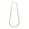 COLLARES Collar cadena de anillas realizadas en oro amarillo. 60Cm.