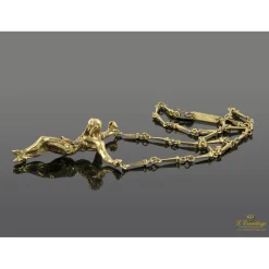 COLLARES Collar cristo dalí oro amarillo