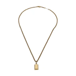 COLLARES Collar de cartier en oro amarillo. Largo 42cm.