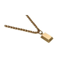 COLLARES Collar de cartier en oro amarillo. Largo 42cm.