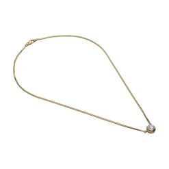 COLLARES Collar en oro amarillo con brillante 0,45ct.
