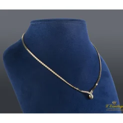 COLLARES Collar en oro amarillo con brillantes