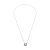 COLLARES Collar en oro blanco con brillante 1,81ct.