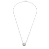 COLLARES Collar en oro blanco con brillante 2,16ct.