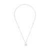 COLLARES Collar happy diamond icon en oro blanco y brillante.