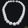 COLLARES Collar perlas australianas broche oro blanco