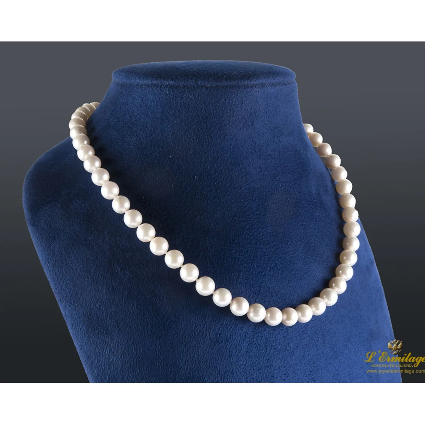 COLLARES Collar perlas cultivadas broche oro amarillo