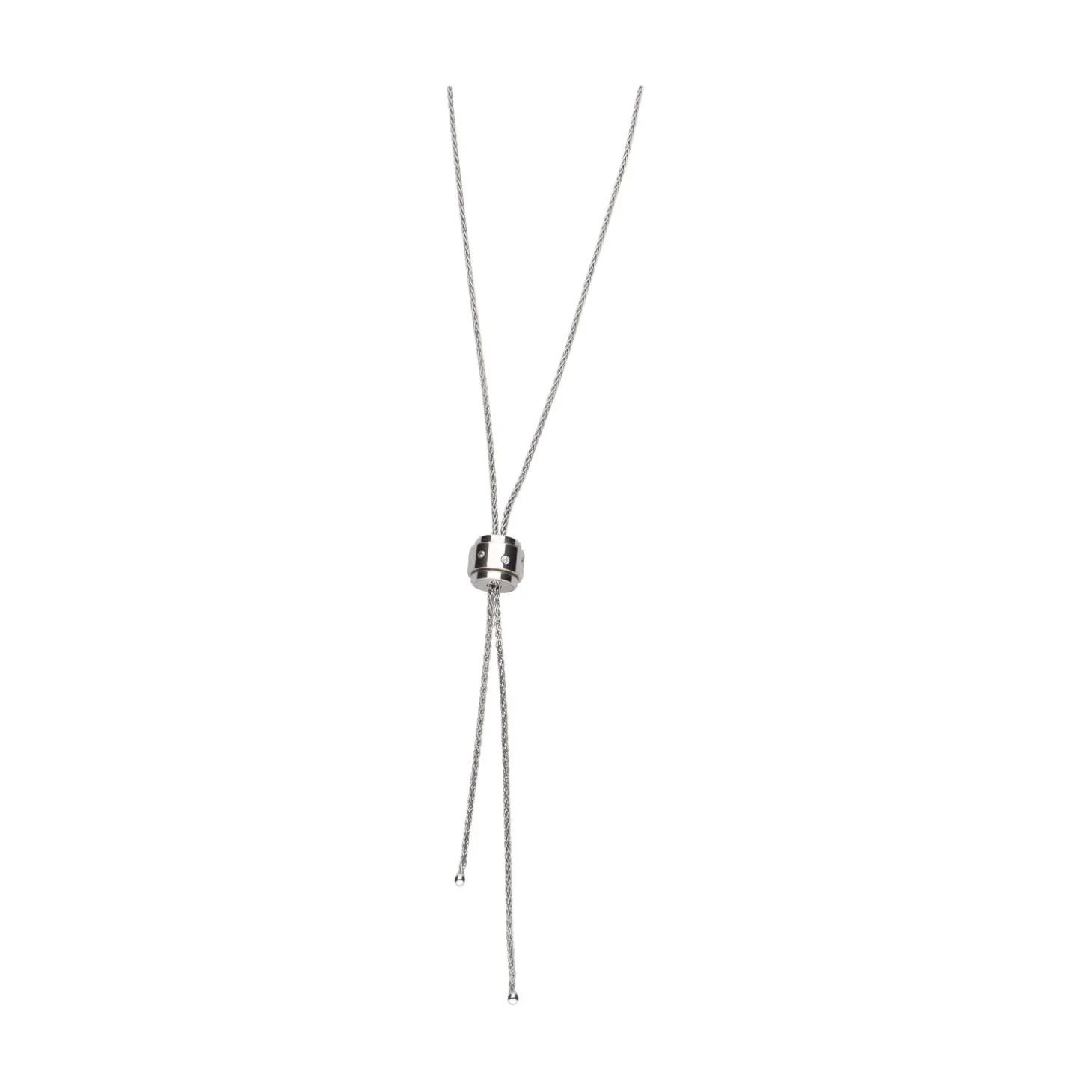 COLLARES Collar possesion de piaget en oro blanco con brillantes.
