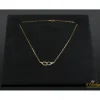 COLLARES Collar realizado en oro amarillo y oro blanco y colgante con brillantes