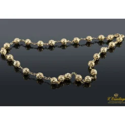 COLLARES Collar realizado en oro amarillo.