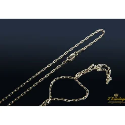 COLLARES Collar realizado en oro amarillo. Medida 60cm
