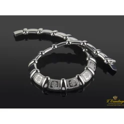 COLLARES Gargantilla articulada oro blanco y diamantes