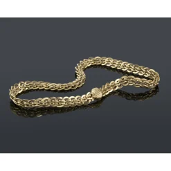 COLLARES Gargantilla cartier oro amarillo 14 kt. 40Cm largo.