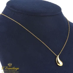 COLLARES Gargantilla cuerno oro rosa tous. 45Cm largo.