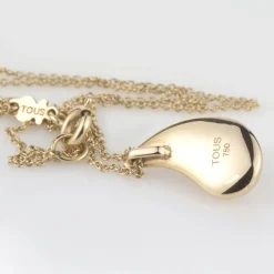 COLLARES Gargantilla cuerno oro rosa tous. 45Cm largo.