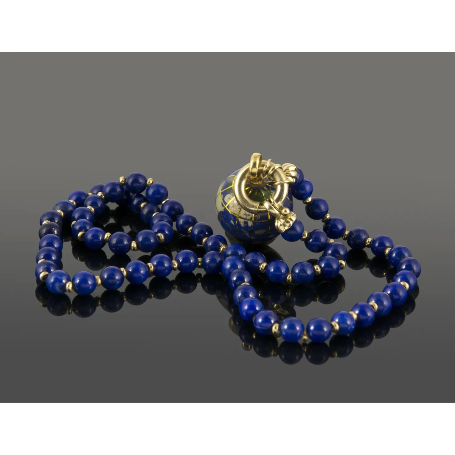 COLLARES Gargantilla lapislázuli 40cm.