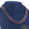 COLLARES Gargantilla oro amarillo y amatistas