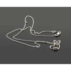 COLLARES Gargantilla oro blanco corazones
