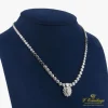 COLLARES Gargantilla oro blanco y diamantes