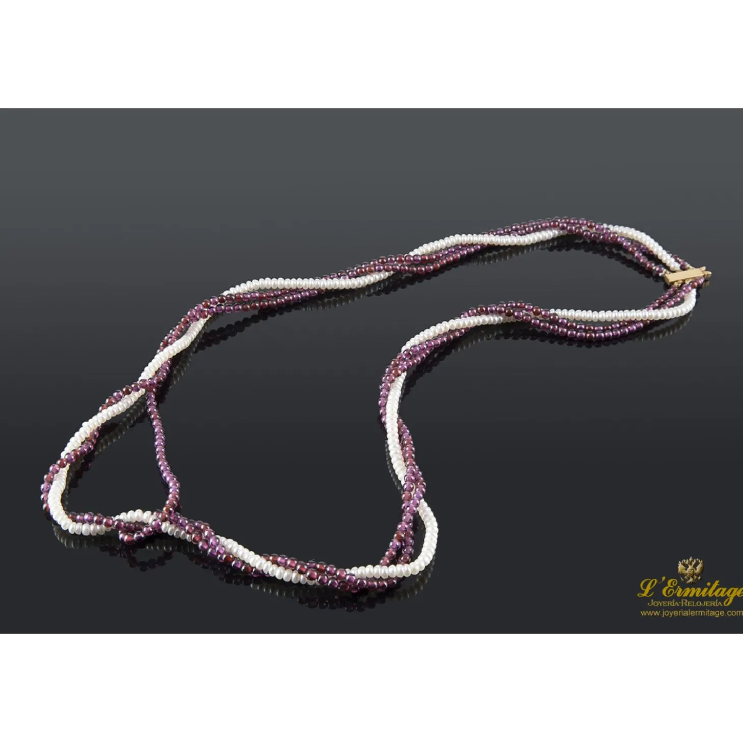 COLLARES Gargantilla perlas y coral