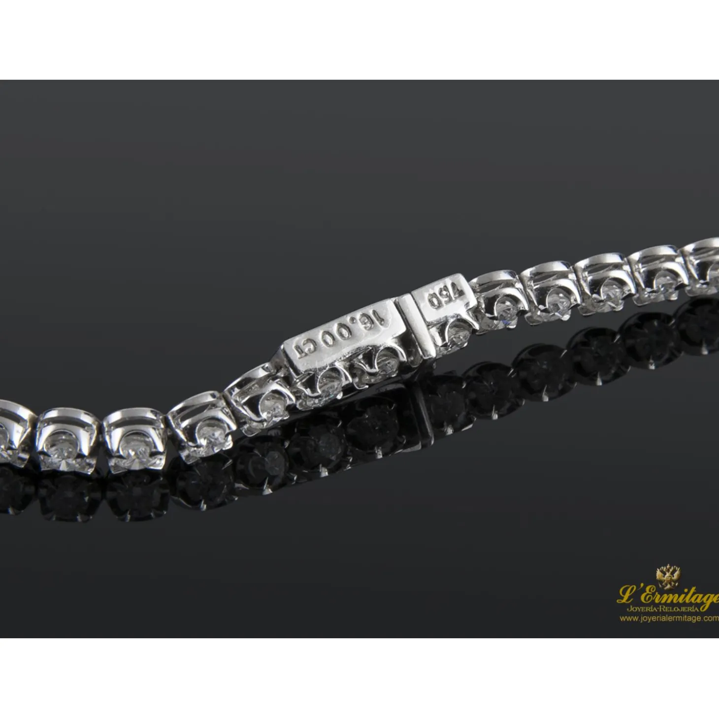 COLLARES Gargantilla riviere oro blanco y diamantes