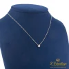 COLLARES Gargantilla solitario antigua oro blanco