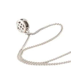 COLLARES Gargantilla solitario antigua oro blanco