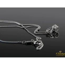 COLLARES Gargantilla solitario oro blanco