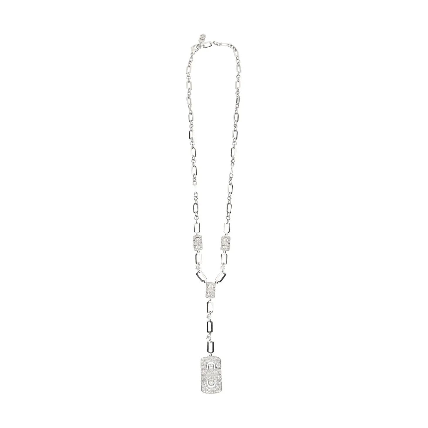 CONJUNTOS DE JOYAS Conjunto bulgari de la colección paréntesi revolution en oro blanco y brillantes.