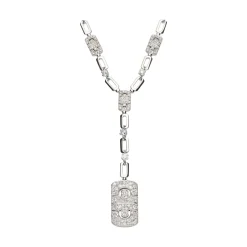 CONJUNTOS DE JOYAS Conjunto bulgari de la colección paréntesi revolution en oro blanco y brillantes.