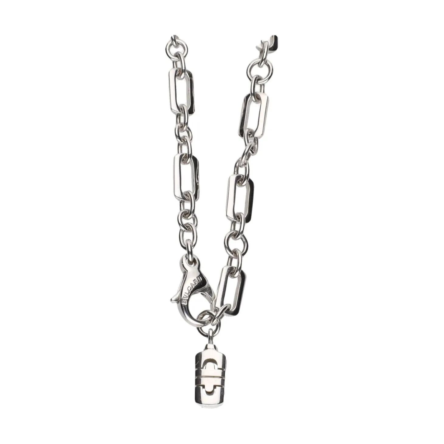 CONJUNTOS DE JOYAS Conjunto bulgari de la colección paréntesi revolution en oro blanco y brillantes.