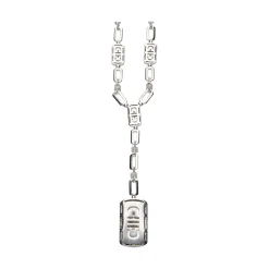 CONJUNTOS DE JOYAS Conjunto bulgari de la colección paréntesi revolution en oro blanco y brillantes.