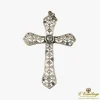 CRUCES Cruz antigua oro blanco y diamantes talla antigua