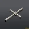 CRUCES Cruz oro blanco y diamantes.
