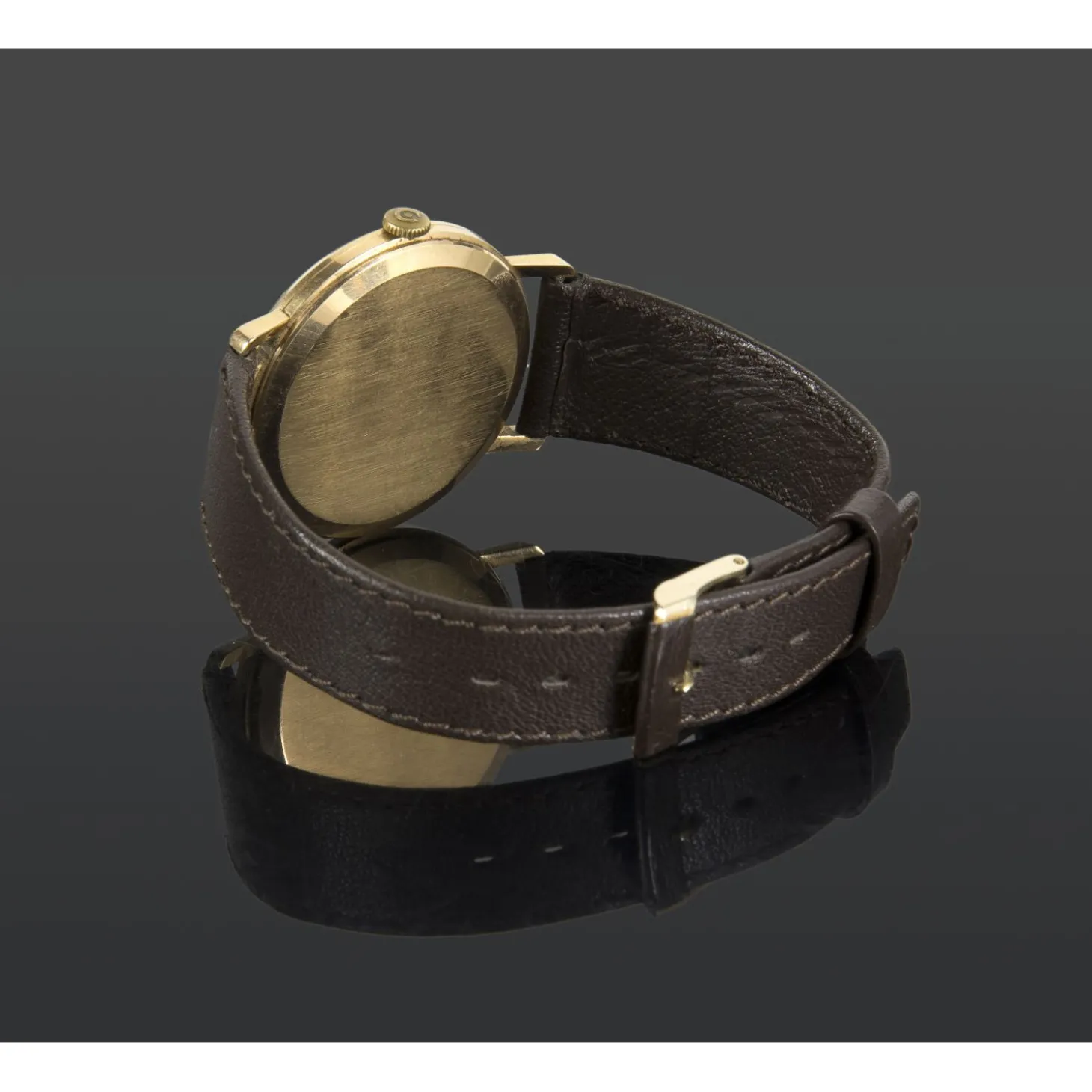 CYMA Cymaflex oro amarillo cuerda manual caballero 34mm