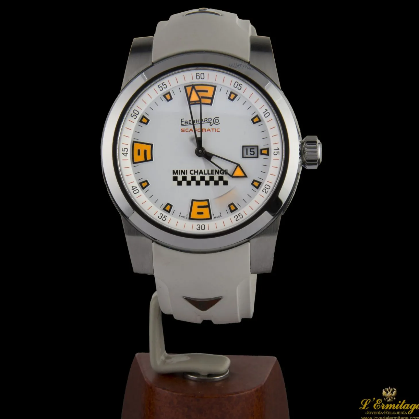 EBERHARD & CO. Scafomatic mini challenge acero automático caballero 42mm