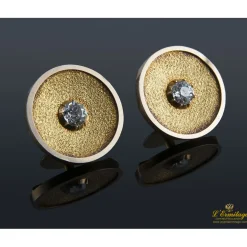 GEMELOS Gemelos antiguos oro amarillo y diamante