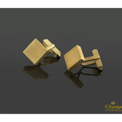 GEMELOS Gemelos oro amarillo cuadrados