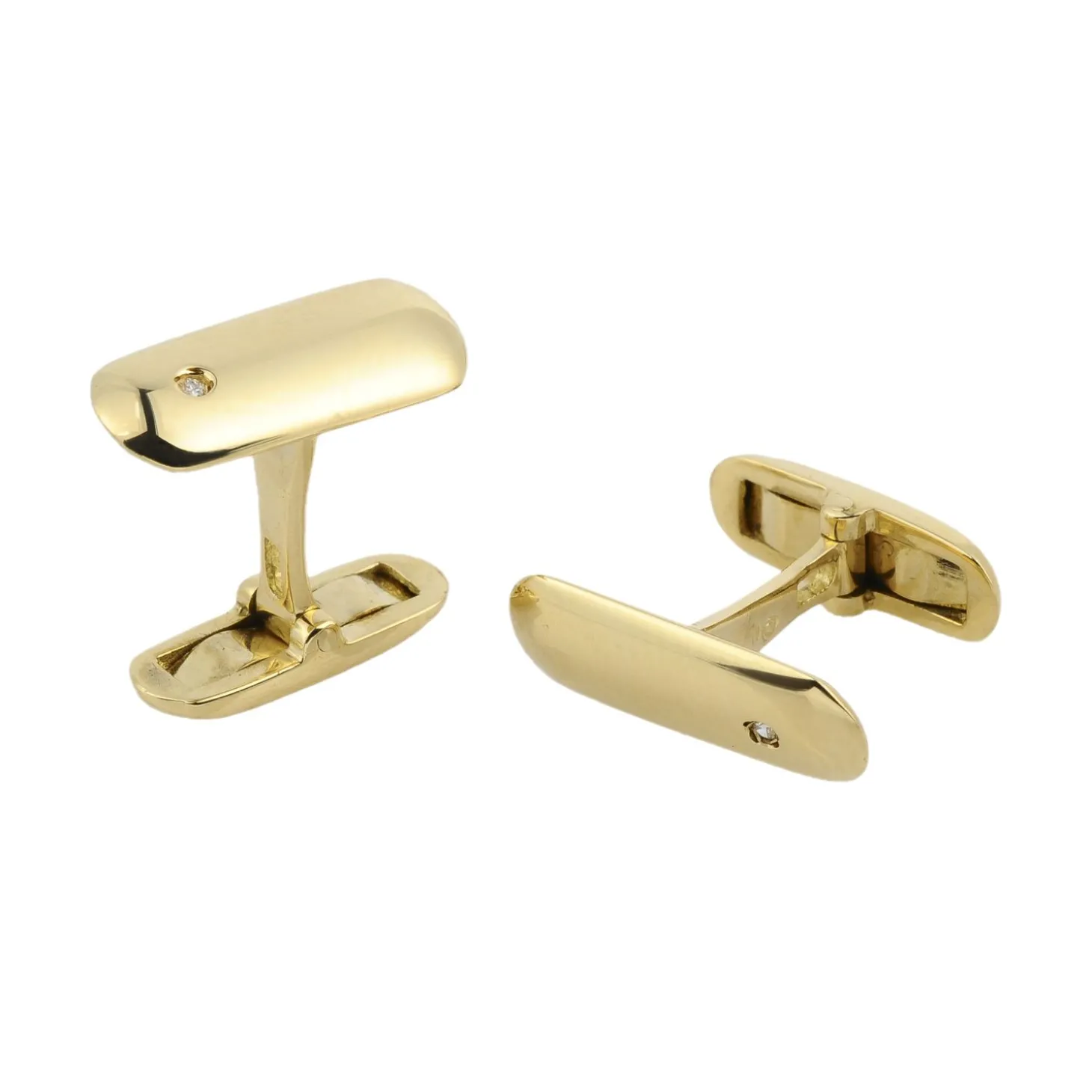 GEMELOS Gemelos oro amarillo y diamante