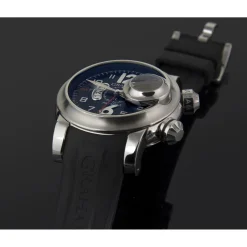 GRAHAM Swordfish grillo gmt alarma acero automático caballero